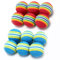 VOVIGGOL Katzenspielzeug Bälle Weich, Eva-Schaumstoff Katzen Bälle Interaktiv Petball für den Innenbereich, 3,5 cm Durchmesser, 12 Stück (6 Rot und 6 Blau)