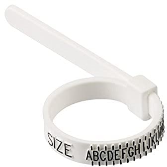 Ring Sizer Measures Ring Sizes UK - A to Z Ring Measurement Tool for Men and Women.