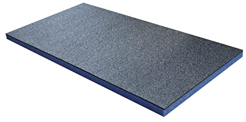 Shadow Foam Medium Sheet - 1000mm x 500mm | Schneiden und Abziehen Schaumstoff für Werkzeugkasten-Organisation (30mm, Blau)