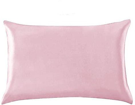 Taie d'oreiller Satin Soyeux Standard/Queen 1 taie d'oreiller, Rose, USKing 50x92cm