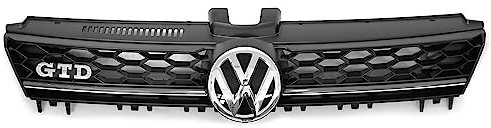 Volkswagen 5G0853651AKBTV Kühlergrill Grill Frontgrill, schwarz chrom, mit GTD-Schriftzug, nur für Modelljahr 2013-2017 (nicht für Facelift)
