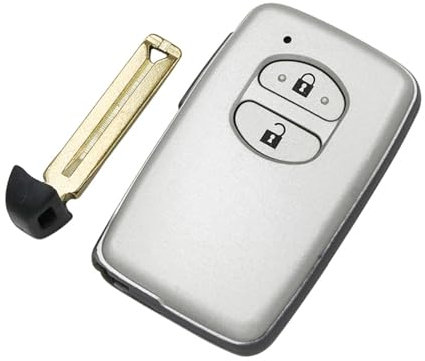 Oulesh Guscio Chiave Telecomando per Toyota Auris Yaris Hybrid Auris, Guscio Chiave remota Intelligente, 2 Pulsanti