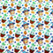 Textrend Baumwollstoff Stoffe Meterware - Stoff zum Nähen - 100% Baumwolle - Textilien 1x1.6m - Stoff mit Mickey-Muster (Magische Eulen und Alraunen auf weißem Hintergrund)