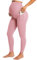 BAYDI Umstandsleggings über dem Bauch mit Taschen, Workout-Bauchunterstützung, dehnbar, weich, Schwangerschaftshose, Activewear Pyjama, Twilight Rose, M
