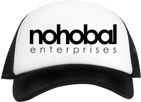 Kwantees Nohobal Enterprises Unisex White Cap Umweltfreundlicher Snapback