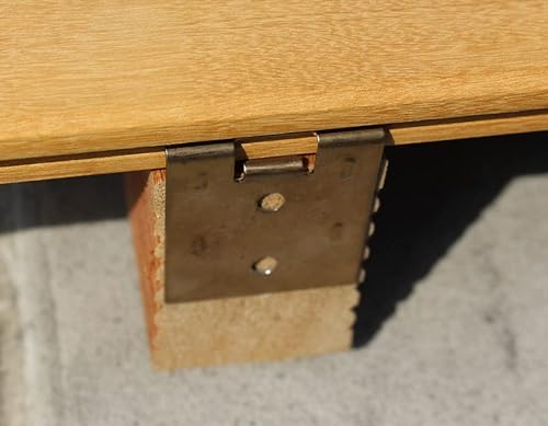 Wovar Edelstahl B-Fix Anfang-/Endklammern zur blinden Befestigung von Terrassendielen - 50 Stück