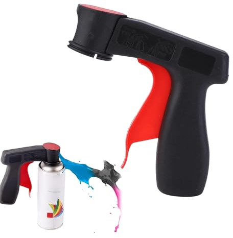 Empuñadura para Aerosol de Pintura, Unidad Soporte para Pistola de Pintura Aerosol, Adaptador Pulverizador para Lata de Pintura Aerosol, Pistola Original para Botes de Spray Aerosol