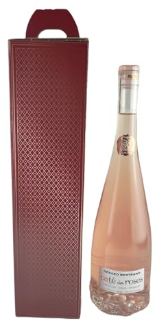 Hebold Einzigartiger Rosétraum Weinflasche mit Gravur und Geschenkverpackung von Gerard Bertrand Cote des Roses 2022 Rosewein trocken 75cl