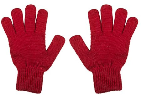 Dalle Piane Cashmere - Handschuhe aus Cashmere-Mischgewebe, Made in Italy, Farbe: Rot, Einheitsgröße