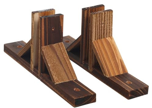 Mipcase Support De Palissade Triangulaire En Bois Diviseur De Pièce Pieds De Support De Porte Pour Animaux De Compagnie Pour Chiens Debout Panneau De Clôture De Pelouse Support De Support