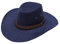 2024 Sonnenhut für Erwachsene, lässig, solide, Sommer, Westernmode, Cowboy-Sonnenhut, breite Krempe, Reise-Sonnenkappe, blanko Hüte, navy, Einheitsgröße