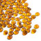 0.44KG Amber Glass Marbles,Mini Flat Glass Beads~150 PCS for Vase Fillers,Floral Bottom Mancala Gems Pebbles Fish Tank Rocks for Table Aquarium,Home Decor Art Craft Supplies(0.5~0.7)