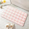 APROPHIC Badezimmerteppich Duschvorleger für Badezimmer Badvorleger rutschfest Waschbar Pink Badematte Absorbiert Wasser Teppich Badezimmer, Geeignet für Badezimmer, Badewannen, unter Türen 40x60 cm