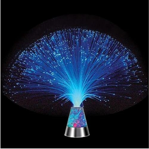 Jorzer Veilleuse Fibre Optique Lumière Changer la Lampe de Nuit en Fibre Optique avec Une lumière de Nuit d'ambiance apaisante de Base (Pas de Batterie)