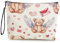 Trousse De Toilette Femme Ours Brun Petite Trousse Maquillage,Trousse Maquillage Femme pour Portable,Trousse Maquillage,Pochette Tissu,Trousse De Toilette Fille,Porte Monnaie