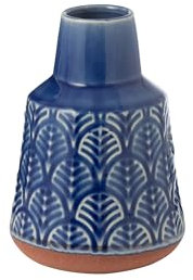 VASE Leo LÄNG Porzellan BL/Terra S