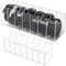 Organizzatore della cintura acrilica Porta della cintura trasparente con 7 scomparti organizzatore per cassetti per cassetti dell'armadio crallino orologi per la casa di gioielli accessori per la c