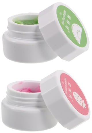 Happyyami 2 Pièces dissolvant de colle crème démaquillante pour les cils dissolvant des cils dissolvant pour cils Débover Glue Lash dissolvant de cils déménagement Pâte