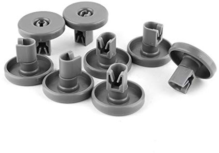 8 Pcs Dishwasher Spare Rolls Parts Baskets Kits for Favorit Privileg Zanussi