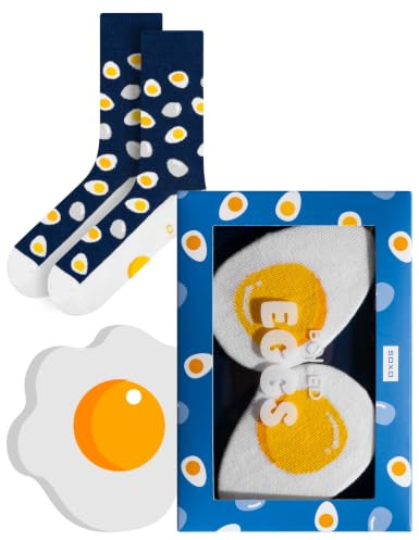 soxo Calcetines Hombre & Mujer Huevo Pascua - Caja Regalo Originales 35-45