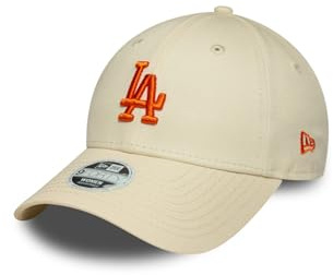 New Era WMNS League ESS Mid 9Forty Adjustable Damen Cap LA Dodgers Beige, Size:OneSize