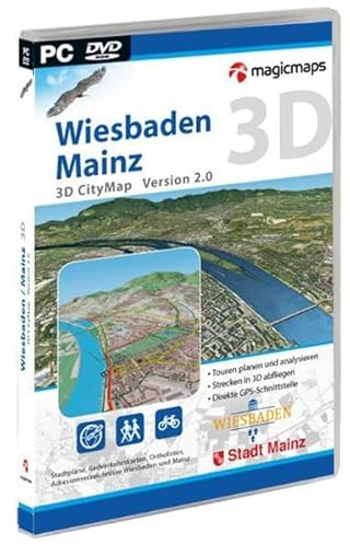 3D CityMap Wiesbaden / Mainz.: Das interaktive Kartenwerk.