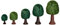 Rudolphs Schatzkiste Ringelbaum Laubbaum mit Stamm grün Holzbaum H= 10cm NEU Baum Dekoration Seiffen Erzgebirge Holz Weihnachten Wald Holzbaum