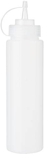 Vogue K163 Vogue Squeeze Sauce Bottle, 24 oz., Clear