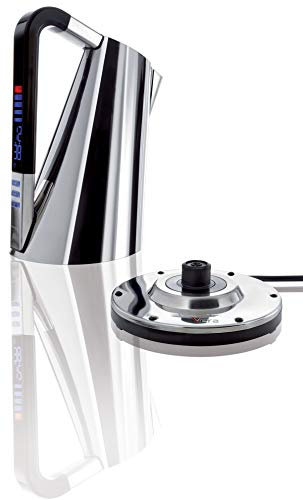 BUGATTI, Vera,Electric Water Kettle with Temperature Adjustment and Timer, Capacity 1.75 liters, 2400 W, Stainless Steel (Chrome)