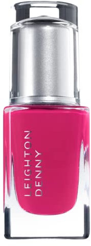 LEIGHTON DENNY Plush Pink Nail Polish, High Performance Nail Varnish 12ml