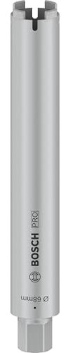 Bosch 1x PRO Multi Material Diamanttrockenbohrkronen für 1 1/4 Zoll UNC und Diamantbohrer (für Kalk- und Sandsteine, Ziegelstein, Ø 68 mm, Professional Zubehör Diamantbohrer)