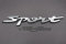 3D Sport Emblem Chrom ABS Kunststoff mit Schaumstoff-Kleberückseite Badge von VmG-Store
