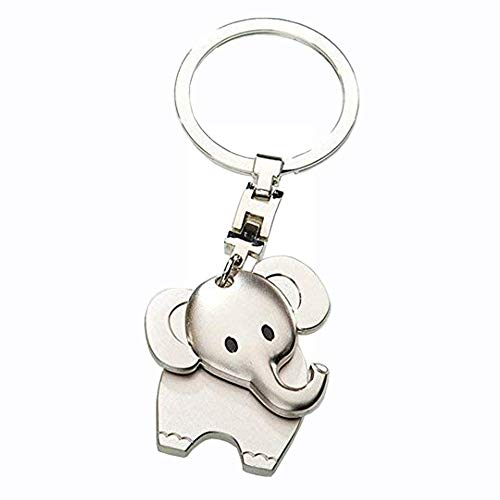 Gilde Porte-clés éléphant amusant mat avec corps mobile