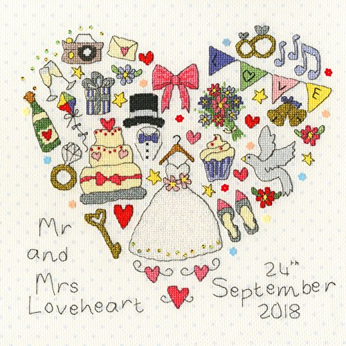 Bothy Threads Cross Stitch Kit - The Big Day!