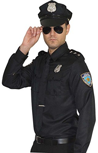 MAYLYNN 15145 - Kostüm Polizist Cop Polizei Uniform Polizistenkostüm, Größe XXL