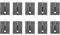 Diheohg 10 Stueck 21x15x11mm Schwarz Aluminium Kuehlkoerper Fuer TO-220 MOSFET-Transistoren