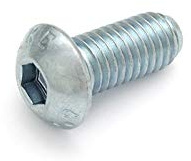 DIN 7380 vite a testa tonda con esagono incassato, in acciaio inox A2 (confezione da 100 pezzi), M3X6, 1