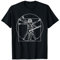 E-Gitarre Da Vinci Vitruvian Man Guitar Guitarist T-Shirt