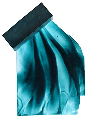 Meyco Encaustic Wachsfarbe, Künstlerwachs, großer Block 75x26x26 mm, 60 ml (Türkis)