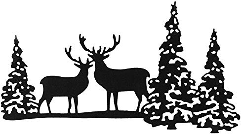 Metall-Stanzformen für Weihnachten, Hirsche und Bäume, für Kartenherstellung, DIY, Scrapbooking, Stanzschablone, Stanzschablone, Stanzschablone