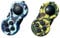 TOPWAYS Fidget Pad with 8 Fidget Functions, Fidget Controller Stress Reducer, Fidget Toy Cube Relieves Stress and Anxiety Toys for ADD ADHD Autism Children and Adults (Camo Blue + Green)