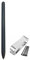 Galaxy Z Fold 3 Stylet pour Samsung Galaxy Z Fold 3 S Pen avec pointe noire, Noir