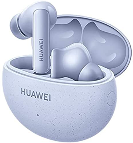 Huawei FreeBuds 5i TWS Bluetooth-Kopfhörer, Hi-Resolution, aktive Geräuschunterdrückung, Multimode bis zu 42 dB, Schnellladung 4 Stunden Laufzeit in 15 Minuten, IP54, iOS/Android, Frostblau