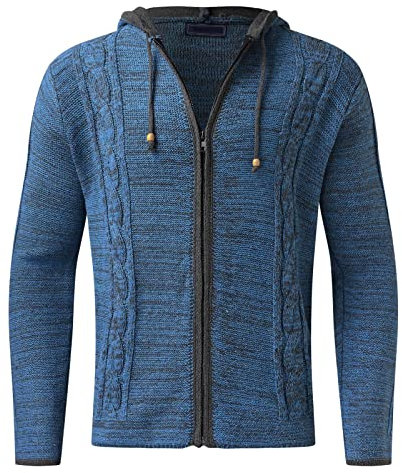 Cardigan da uomo lavorato a maglia causale maglione spesso lavorato a maglia con cerniera maglione cardigan giacca in lana lavorata a maglia cardigan unisex fatto a
