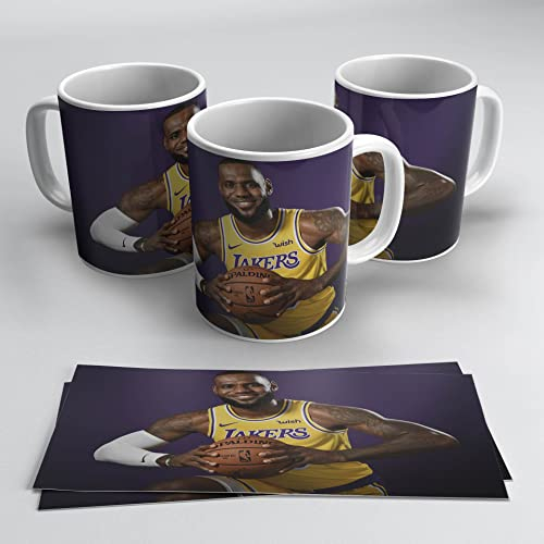 newseny Lebron James Tasse für NBA Fans (Lebron James Spieler-Kollektion), 320 ml (Lebron-Fond)
