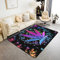 Marihuana Weed Modern Teppich Shag Teppich 150x200cm Bunt Tie Dye Polka Dots Wetterfest Dekor Extra Weich für Küche und Balkon Outdoor Teppich für Wohnzimmer Schlafzimmer Multifunktional Teppich