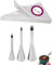 Cupcake & Doughnut Filler Tool with 3 Bismarck Piping Tips and 20 Disposable Piping Bags 12 inch