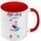 Premium Quality Red Colour Mug - Kite Surf Is Calling Me Extreme Aquatics - Mug with Handle and Coloured Interior