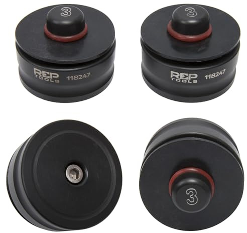 RepTools Hubarm Polster für Tesla Model 3 S X Y 4er Set Jack Pad Adapter | nicht für Model Y aus deutscher Produktion - Wagenheberaufnahme aus hochfesten formstabilen Kunststoff - kein Gummi