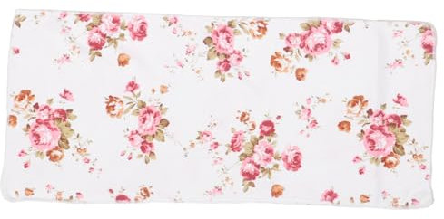 IMIKEYA Gesichtshandtuch mit Rosenmotiv X 76 cm Badetuch Aus Baumwolle Eleganter Blumendruck Weiches und Bequemes Handtuch für Das Badezimmer